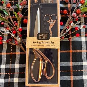 Copper Sewing Scissors 4Pc Set